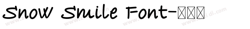 Snow Smile Font字体转换
